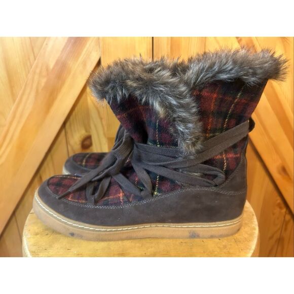 Rocket Dog Vikey Chrissy Coast Fabric Winter Boot Size 9 - Picture 3 of 7